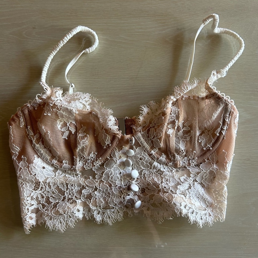 For love and lemons Lace Bralette in Cream